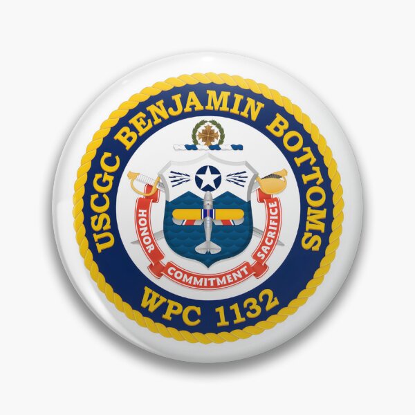 Item preview, Official Crest of the USCGC Benjamin Bottoms (WPC 1132) Coast Guard Cutter designed and sold by CharlieDesings.