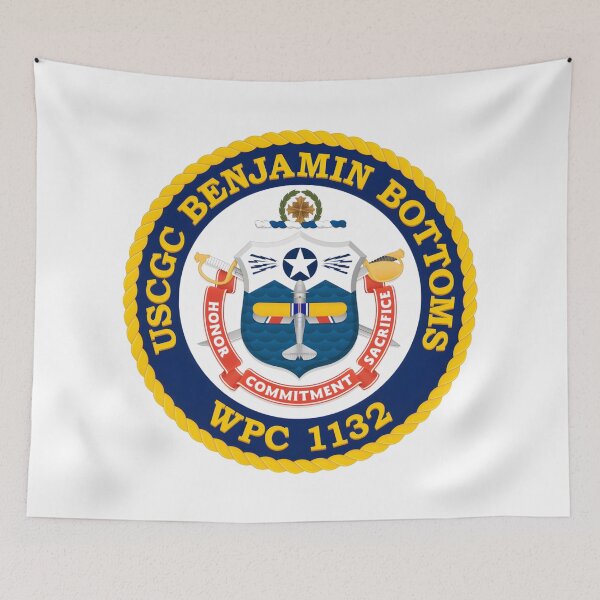 Item preview, Official Crest of the USCGC Benjamin Bottoms (WPC 1132) Coast Guard Cutter designed and sold by CharlieDesings.