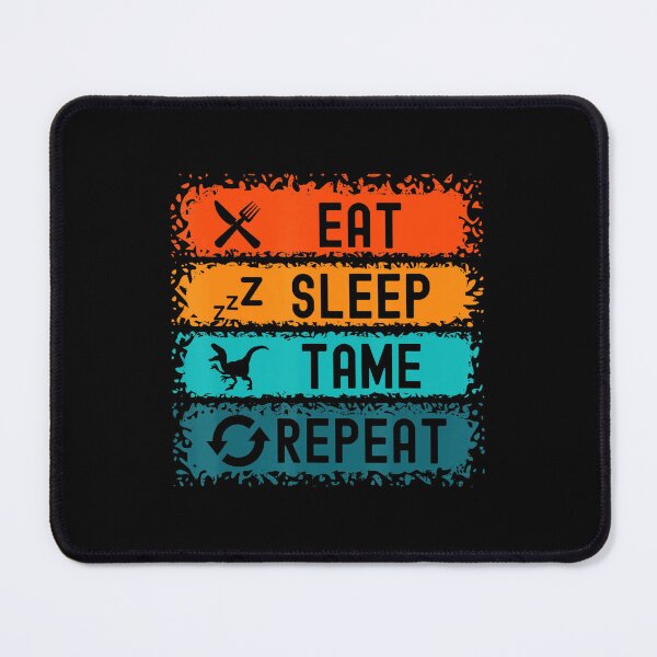 Item preview, Eat Sleep Tame Repeat Funny Dino Gamer designed and sold by FGTV2021.