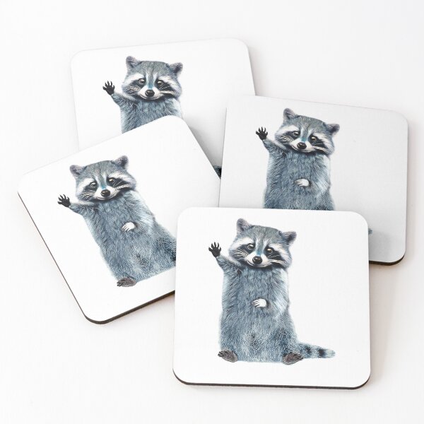 Item preview, Raccoon Cute Girls Raccoon Shirt, Ladies Raccoon Shirt Trash Panda designed and sold by TeeARTHY.