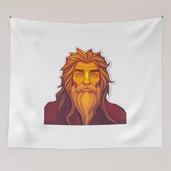 Item preview, Mythic Fire King Portrait designed and sold by tim tal.