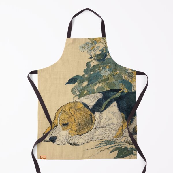 Item preview, Sleeping Beagle with Flowers designed and sold by lautir.
