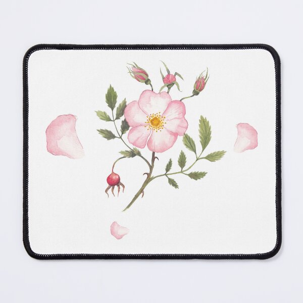 Item preview, Wild Rose Watercolor Botanical Illustration designed and sold by Laurus Lunaris.