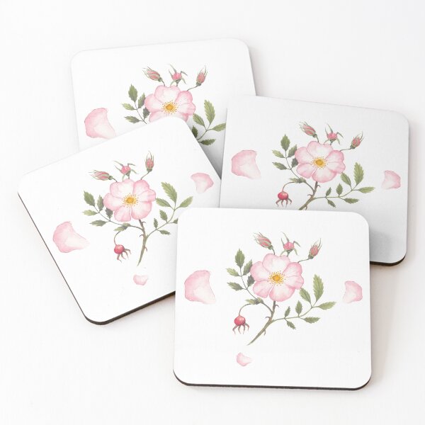 Item preview, Wild Rose Watercolor Botanical Illustration designed and sold by Laurus Lunaris.