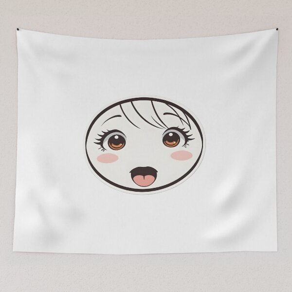 Item preview, Minimal Anime Face Line Art – Expressive Minimalist Character Design - 4 designed and sold by RELAX STATION.