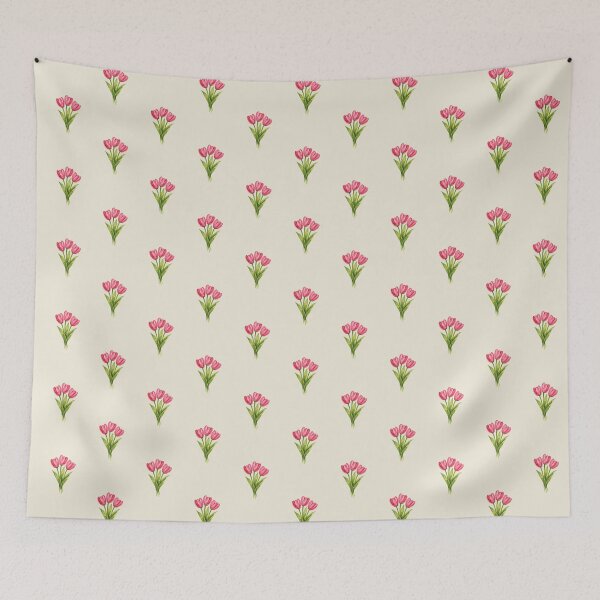 Item preview, Mini Bouquet of Pink Tulips – Watercolor Floral Sticker designed and sold by Verdaire.