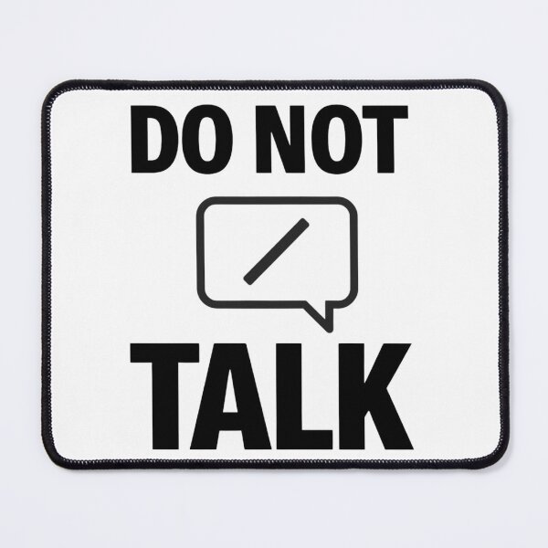 Item preview, Do Not Talk Funny Introvert Minimalist Shirt designed and sold by MoodOffline12427.