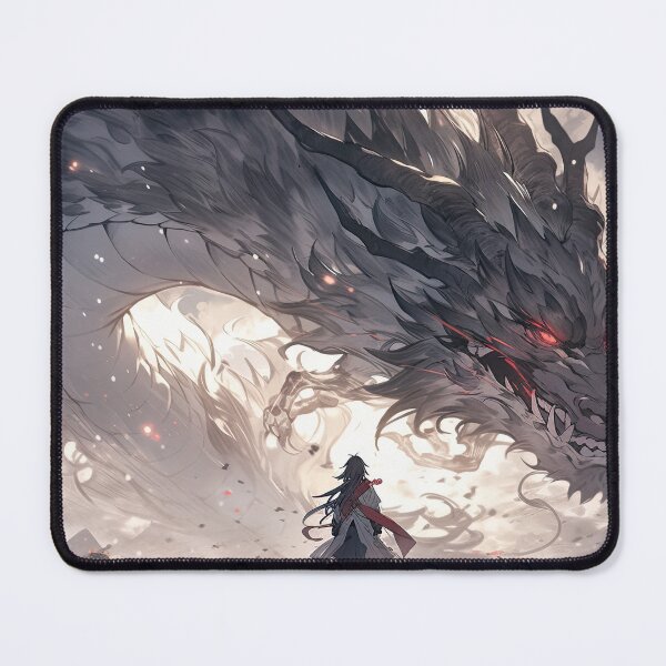 Item preview, “Shadow Titan Dragon – Lone Girl in a World of Giants” designed and sold by PrintsGateWay.