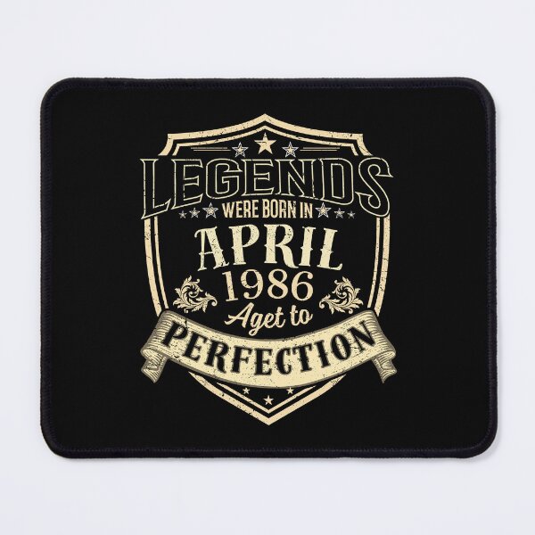 Item preview, Legends Born In April 1986 Aged To Perfection Vintage Birthday Gift designed and sold by MixedVibes Co..