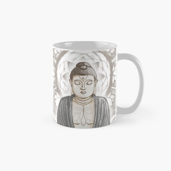 Item preview, Buddha Padma Watercolor - Fawn Earth Slate - Earth Halo designed and sold by Irene Estelle.