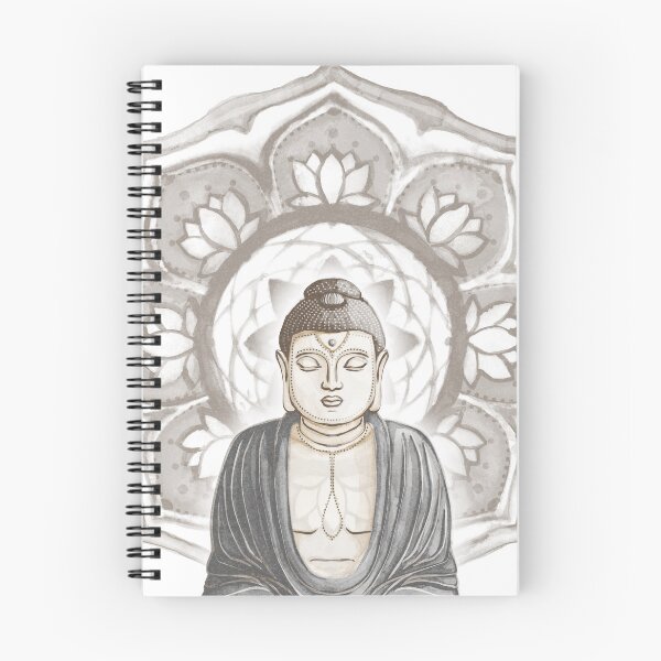 Item preview, Buddha Padma Watercolor - Fawn Earth Slate - Earth Halo designed and sold by Irene Estelle.