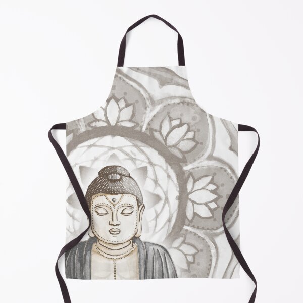 Item preview, Buddha Padma Watercolor - Fawn Earth Slate - Earth Halo designed and sold by Irene Estelle.
