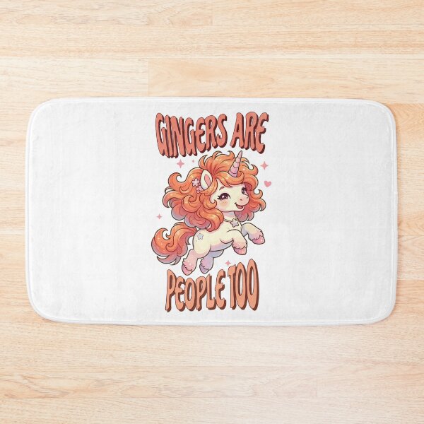 Item preview, Gingers Are People Too Funny Redhead Unicorn Fantasy Kawaii Style designed and sold by UniTeeCo.