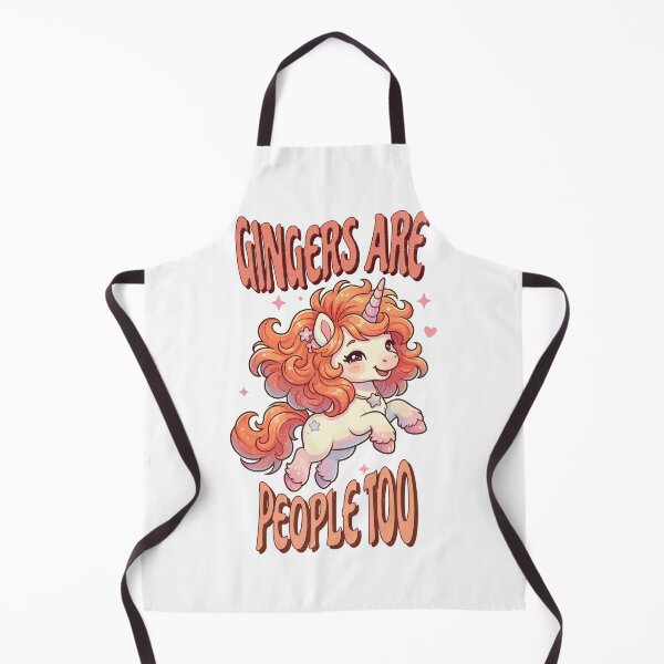 Item preview, Gingers Are People Too Funny Redhead Unicorn Fantasy Kawaii Style designed and sold by UniTeeCo.
