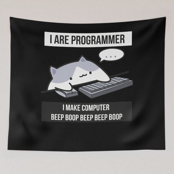 Item preview,  Cat Programmer designed and sold by aniiis-ue.