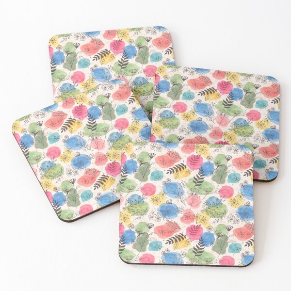Item preview, Colorful Botanical Watercolor Pattern – Seamless Infinite Design designed and sold by Verdaire.
