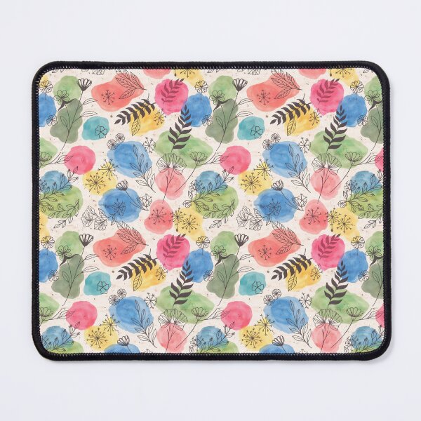 Item preview, Colorful Botanical Watercolor Pattern – Seamless Infinite Design designed and sold by Verdaire.