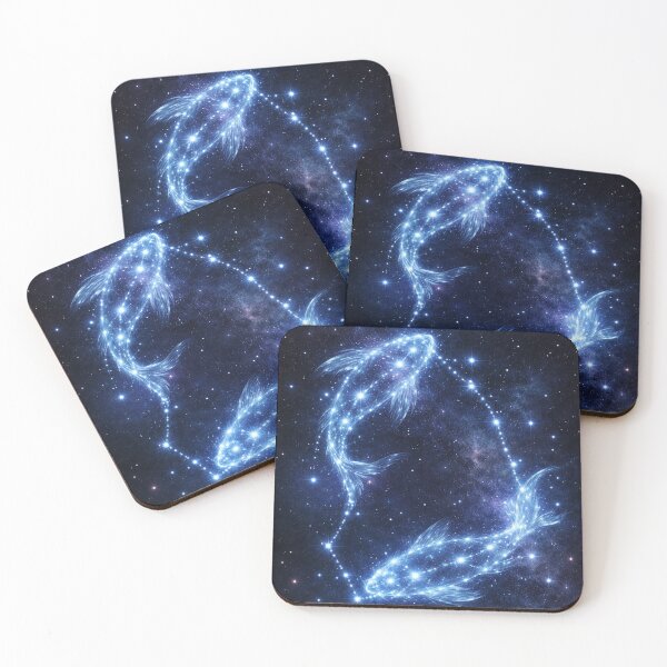 Item preview, Pisces Zodiac Constellation – Celestial Starry Sky Design designed and sold by RolMerch.