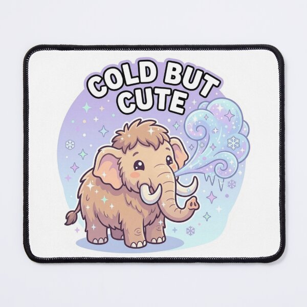 Item preview, Woolly Mammoth - Cold But Cute Icy Breath Magic  designed and sold by WowDezign.