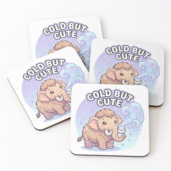 Item preview, Woolly Mammoth - Cold But Cute Icy Breath Magic  designed and sold by WowDezign.