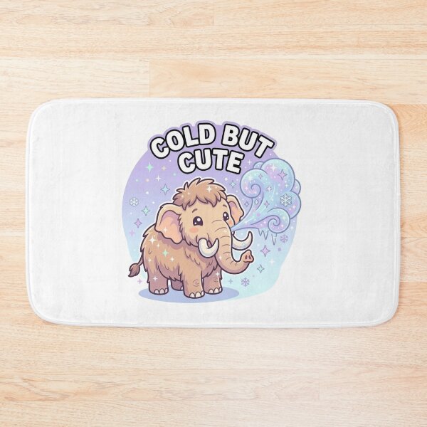 Item preview, Woolly Mammoth - Cold But Cute Icy Breath Magic  designed and sold by WowDezign.