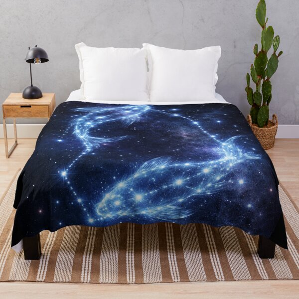 Item preview, Pisces Zodiac Constellation – Celestial Starry Sky Design designed and sold by RolMerch.