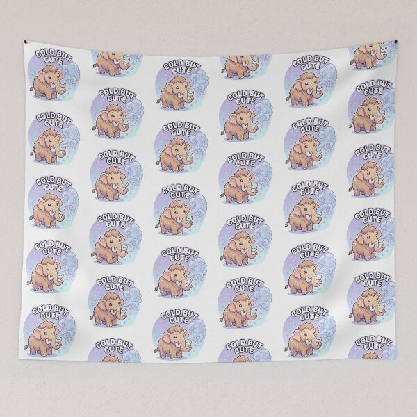 Item preview, Woolly Mammoth - Cold But Cute Icy Breath Magic  designed and sold by WowDezign.