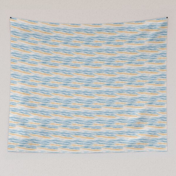 Item preview, Ocean and Sandy Beach Watercolor Pattern – Seamless Infinite Design designed and sold by Verdaire.