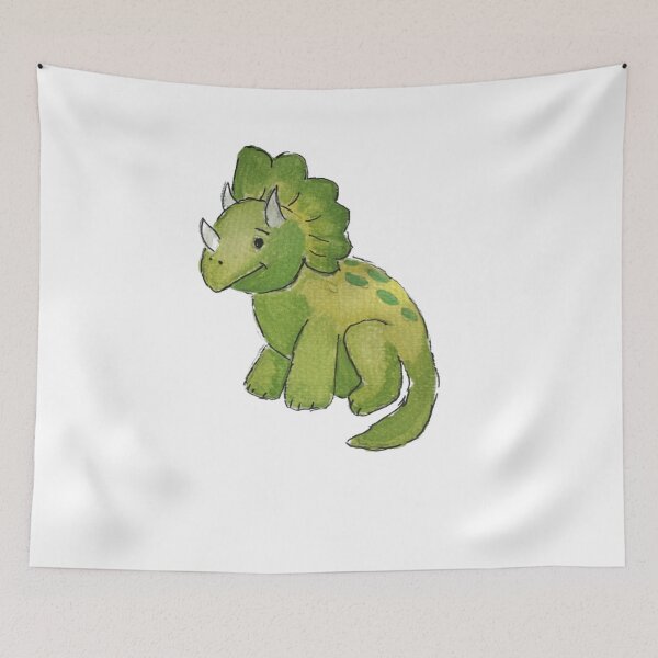 Item preview, Happy triceratops designed and sold by Uniquelytiki.