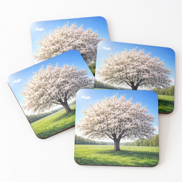 Item preview, Springtime Apple Tree in a Green Field  designed and sold by Maria Dryfhout.