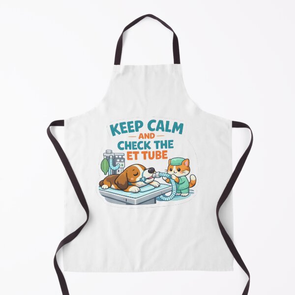 Item preview, Keep Calm and Check the ET Tube – Funny Veterinary Anesthesia Vet Tech Design designed and sold by Bettybee00.