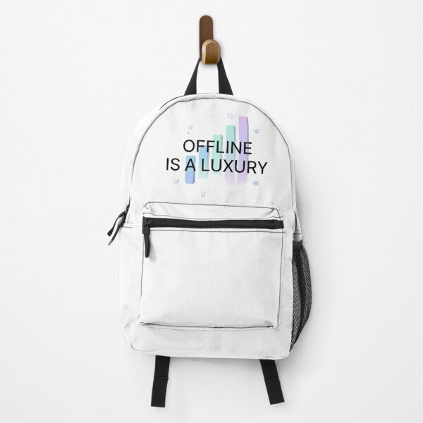 Item preview, Offline Is A Luxury Colorful Illustrative Introvert Graphic designed and sold by Quiet Mode Studio.