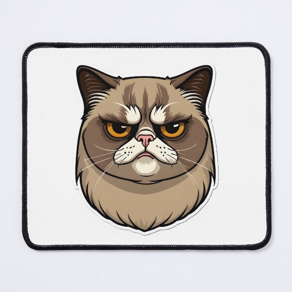 Item preview, Funny Grumpy Cat Cartoon Meme - 7 designed and sold by RELAX STATION.