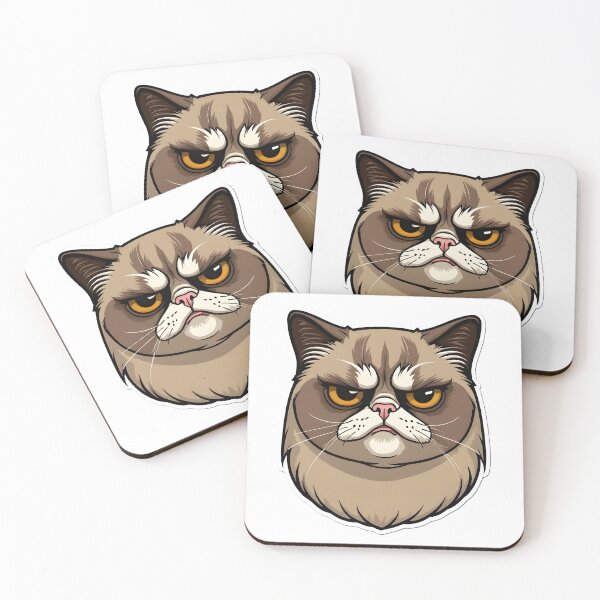 Item preview, Funny Grumpy Cat Cartoon Meme - 7 designed and sold by RELAX STATION.