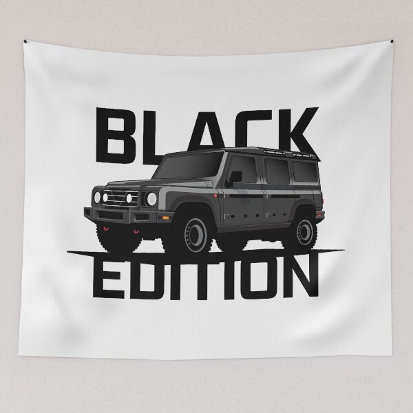 Item preview, Black Edition Off Road 4x4 Overlander Grenadier Illustration designed and sold by blackdogshop.