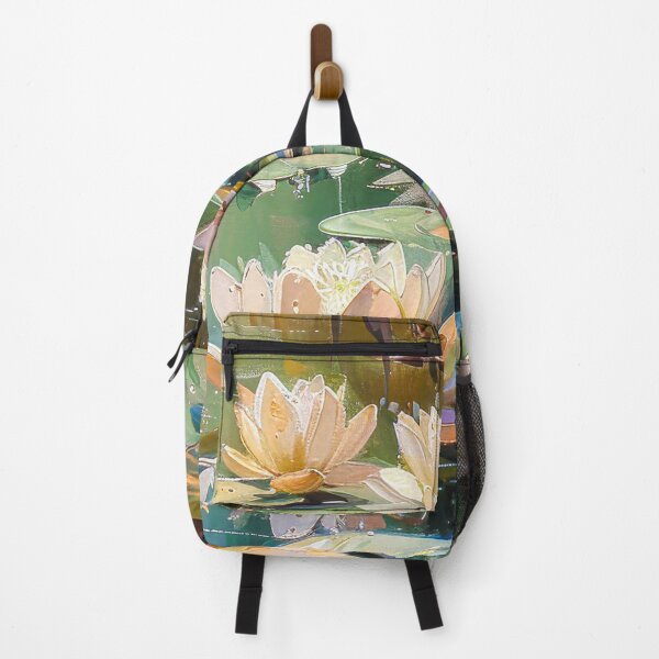 Item preview, Water Lily Pond Painting  designed and sold by MargaretWiktor.