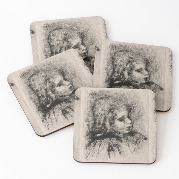 Item preview, Claude Renoir De Trois Quarts a Droite by Pierre-Auguste Renoir: Fine Art Print designed and sold by artofuniverse.