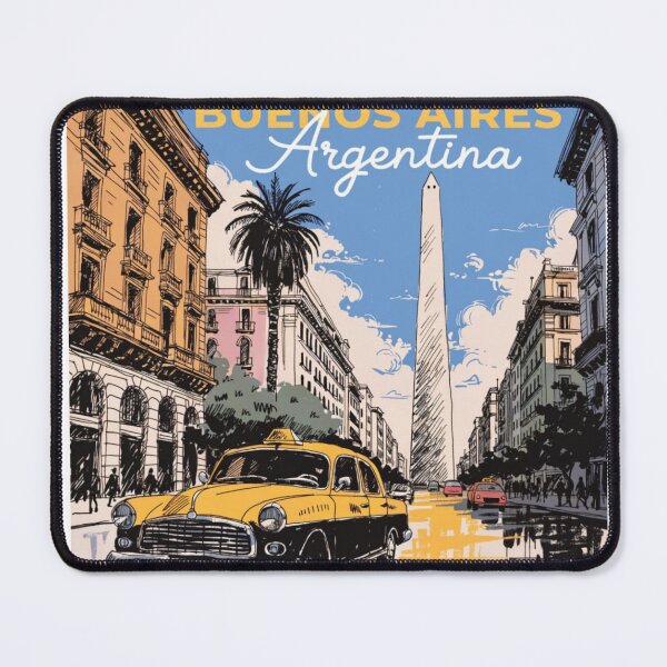 Item preview, "Buenos Aires" poster/sticker || Buenos Aires Vibes designed and sold by itsTinaColman.