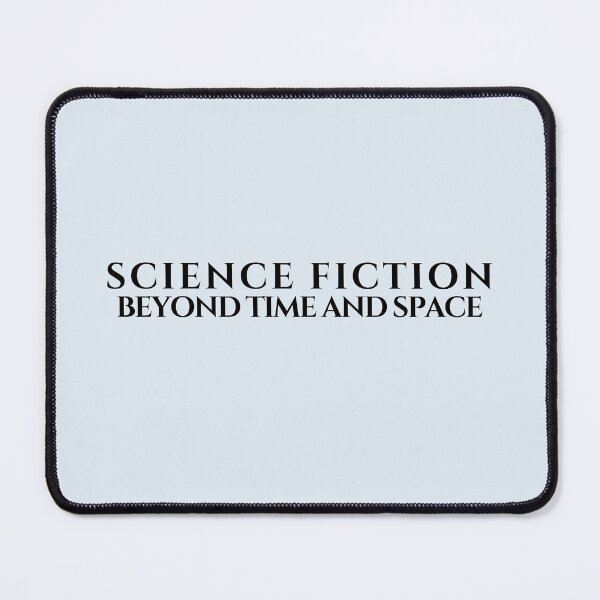 Item preview, Science Fiction Beyond Time and Space Minimalist Typography Design designed and sold by PKDWriterMerch.