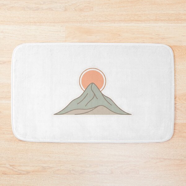 Item preview, Minimalist Mountain Sunset Aesthetic Design | Modern Nature Landscape Graphic for T-Shirt Hoodie Apparel designed and sold by Morden-Design.