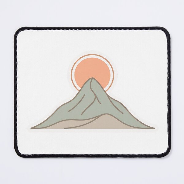 Item preview, Minimalist Mountain Sunset Aesthetic Design | Modern Nature Landscape Graphic for T-Shirt Hoodie Apparel designed and sold by Morden-Design.