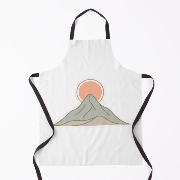Item preview, Minimalist Mountain Sunset Aesthetic Design | Modern Nature Landscape Graphic for T-Shirt Hoodie Apparel designed and sold by Morden-Design.