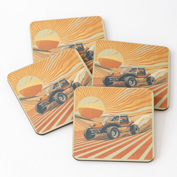 Item preview, Vintage Dune Buggy 70s Retro Desert Sunset Aesthetic designed and sold by Art-Design-EM.