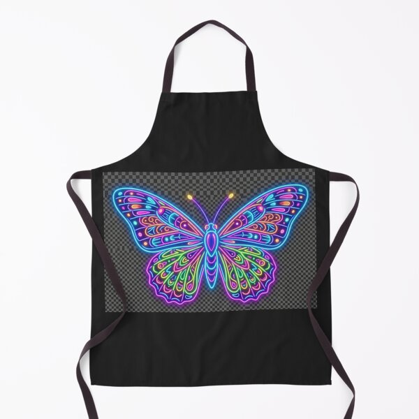 Item preview, Neon Glow Butterfly - Vibrant Psychedelic Synthwave Sticker designed and sold by HALYNA070824.