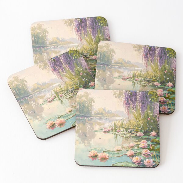 Item preview, Copy of Water Lily Pond Painting  designed and sold by MargaretWiktor.