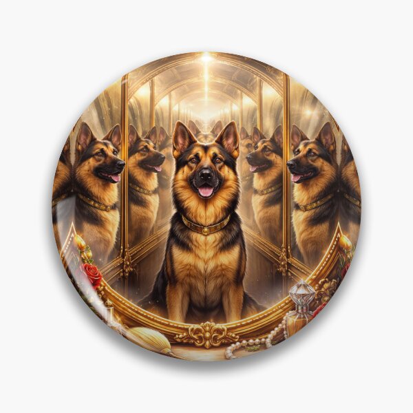 Item preview, Vanity – The Seven Deadly Sins (German Shepherd) designed and sold by Zampettalibera.