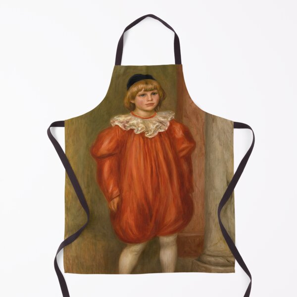 Item preview, Claude Renoir in Clown Costume by Pierre-Auguste Renoir: Impressionist Portrait Poster designed and sold by artofuniverse.