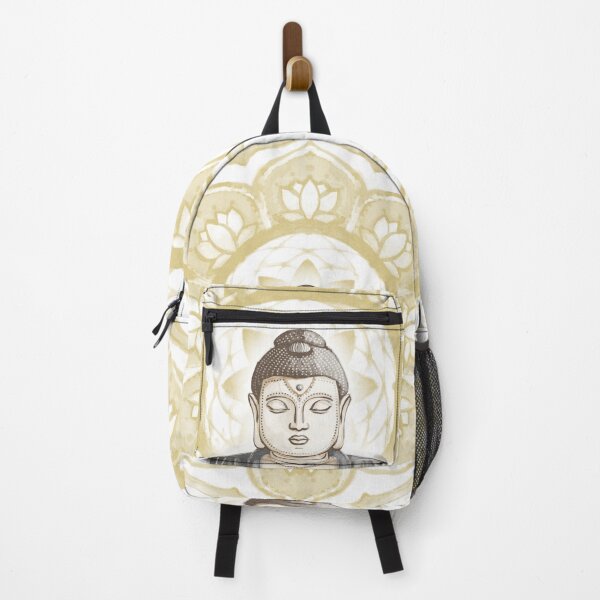 Item preview, Buddha Padma Watercolor - Fawn Earth Rust - Saffron Halo designed and sold by Irene Estelle.