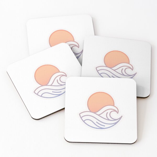 Item preview, Minimal Ocean Wave Sunset Aesthetic Design | Modern Beach Graphic for T-Shirt Hoodie Apparel designed and sold by Morden-Design.