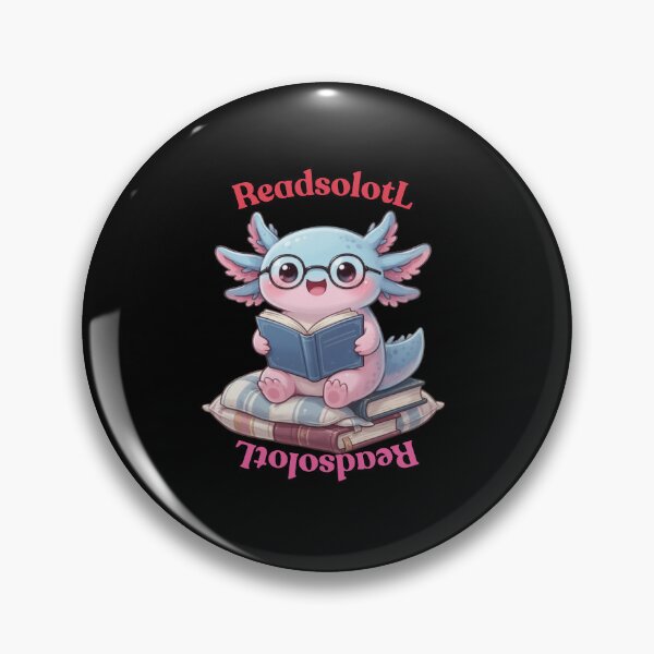 Item preview,  Happy axolotl reading book - poster designed and sold by SkyTrailKin.